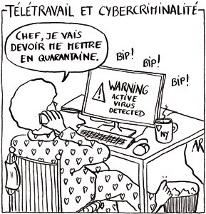 Courrier de Berne, covid, télétravail et cybercriminalité